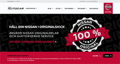 Desktop Screenshot of nissan.autocar.se